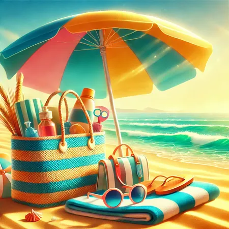 Accesorios para playa y mar: cámaras, auriculares y cargadores resistentes a los elementos.