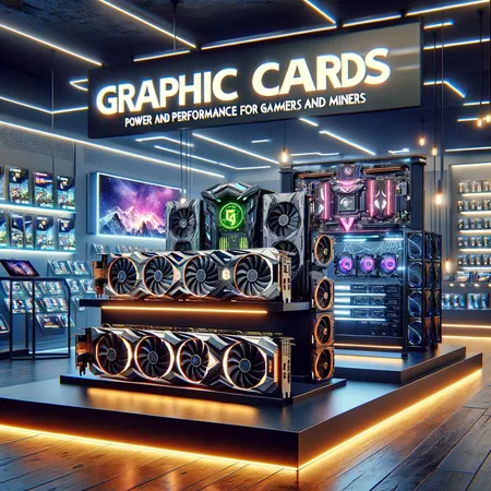 Encuentra las mejores tarjetas gráficas para juegos y minería. Rendimiento optimizado, eficiencia y durabilidad garantizadas.